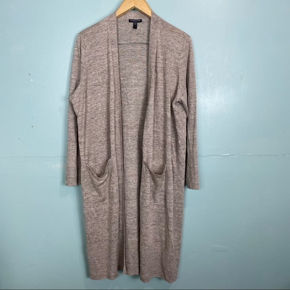 Eileen Fisher Tan Cardigan Sweater